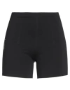 Y-3 Woman Shorts & Bermuda Shorts Black Size L Recycled Polyamide, Elastane In Black