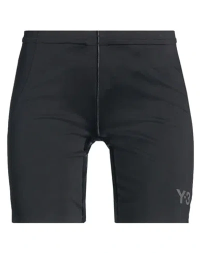 Y-3 Woman Shorts & Bermuda Shorts Black Size L Recycled Polyamide, Elastane