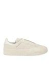 Y-3 WOMAN SNEAKERS IVORY SIZE 6.5 LEATHER