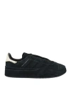 Y-3 Woman Sneakers Midnight Blue Size 5.5 Leather In Blue