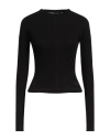 Y-3 Slim Fit Black Long-sleeved Organic Cotton T-shirt In Black