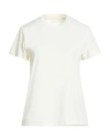 Y-3 Woman T-shirt Cream Size L Recycled Polyester, Wool