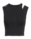 Y-3 Woman Top Black Size L Polyimide, Elastane In Black