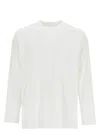 Y-3 White Cotton T-shirt With Graphic Print In White