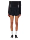 Y-3 Adidas Running Shorts In Black