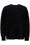 Y-3 Wool Crewneck Pullover In Black