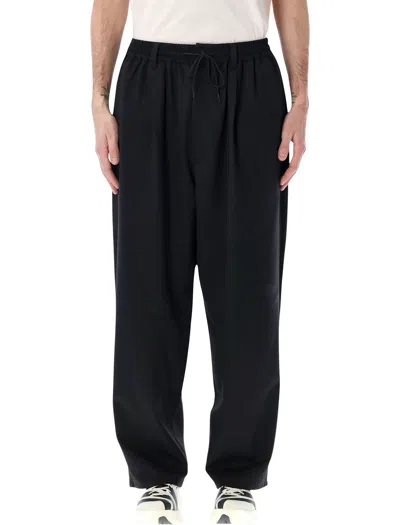 Y-3 Wool Blend Joggers In Black