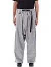 Y-3 Urban Wool-blend Cargo Track Pants In Grey