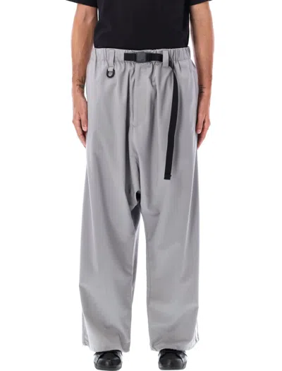 Y-3 Urban Wool-blend Cargo Track Pants In Grey