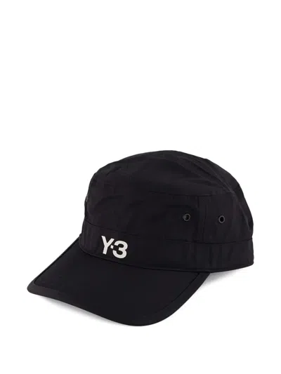 Y-3 Work Logo-detail Cap In Black