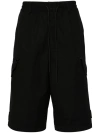 Y-3 WORKWEAR COTTON BERMUDA SHORTS