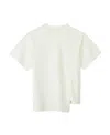 Y-3 X Adidas Asymmetric T-shirt In White