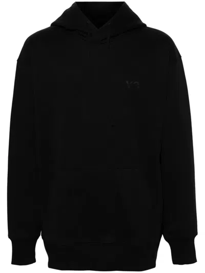Y-3 X Adidas Cotton-blend Hoodie In Black