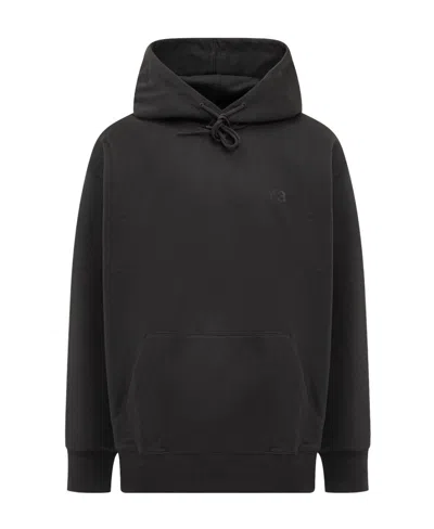 Y-3 X Adidas Cotton-blend Hoodie In Black