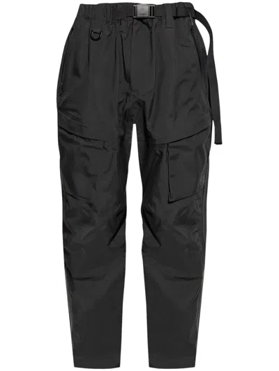 Y-3 X Adidas Gore-tex Hardshell Cargo Track Pants In Black