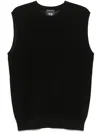 Y-3 X Adidas Graphic Knit Vest In Black