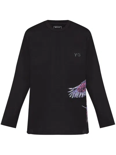Y-3 X Adidas Graphic-print T-shirt In Black