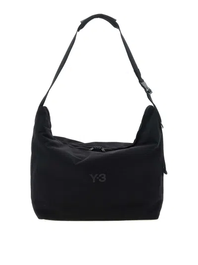 Y-3 X Body Large Duffel Bag In Black