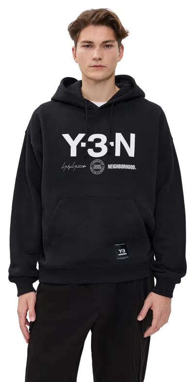 Y-3 X NBHD GRAPHIC HOODIE BLACK