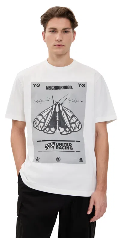 Y-3 X Nbhd Graphic Tee White