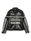 Y-3 X Nbhd Leather Jacket In Black