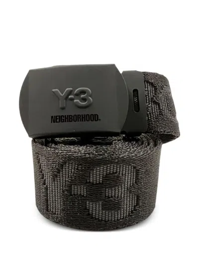 Y-3 X Nbhd Logo Belt In Black