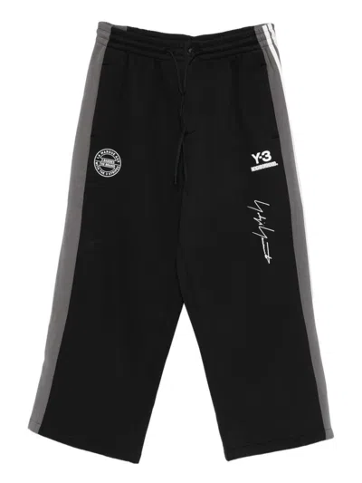 Y-3 X Nbhd Logo Cotton Sweatpants In Black