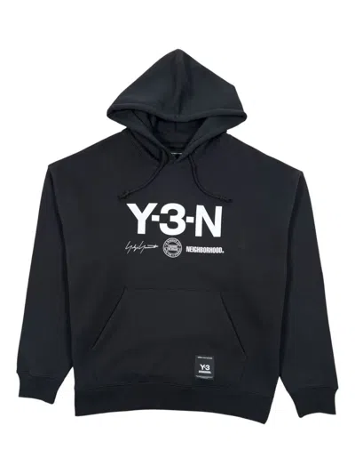 Y-3 X Nbhd Logo Cotton Sweatshirt In Black