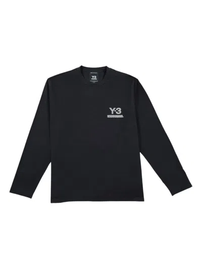 Y-3 X Nbhd Logo Cotton T-shirt In Black