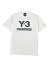 Y-3 X Nbhd Logo Cotton T-shirt In White