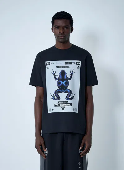 Y-3 X Nbhd Logo Motif T-shirt In Black