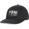 Y-3 X Neighborhood Baseball Cap In Black