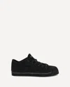 Y-3 Black Leather Nizzastar Lo Sneakers In Black