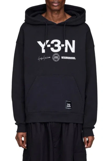 Y-3 Urban Hoodie Featuring Kangaroo Pocket In Black