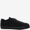 Y-3 Black Leather Nizzastar Lo Sneakers In Black