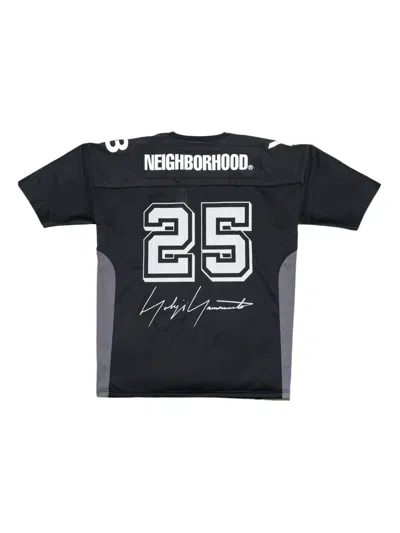 Y-3 X Neighborhood Panelled-design T-shirt In Black