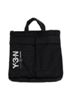 Y-3 X Neighborhood -n Logo-print Tote Bag In Black