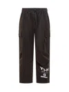 Y-3 X Nhbd X Dainese Cargo Pants With Y-3 Neighborhood Logo In Black