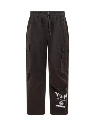 Y-3 X Nhbd X Dainese Cargo Pants With Y-3 Neighborhood Logo In Black