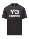 Y-3 X Nhbd X Dainese Y-3 Neighborhood Black Logo T-shirt In Black