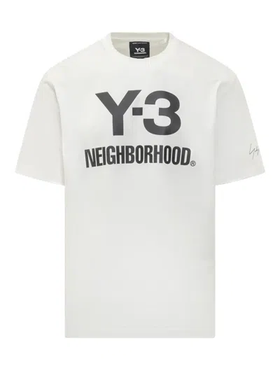 Y-3 X Nhbd X Dainese Y-3 Neighborhood White Logo T-shirt