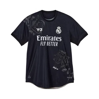 Pre-owned Y-3 X Real Madrid 4th Authentic Jersey 'black'