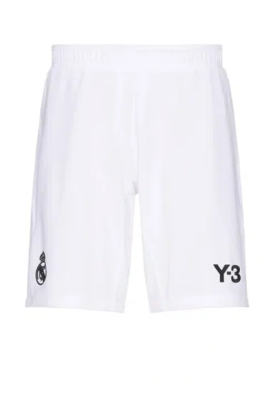 Y-3 X Real Madrid Pre Shorts In White