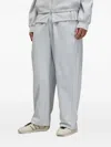 Y-3 X  Mesh-panel Track Pants In Gray
