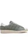 Y-3 Superstar Stitch-embellished Sneakers In Grey