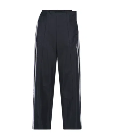 Y-3 Xadidas Firebird Wide-leg Track Pants In Black
