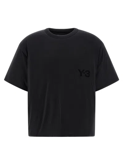 Y-3 Y 3 'y 3 Padded' T Shirt In Black