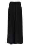 Y-3 Wide Leg Twill Pants With Drawstring Detail