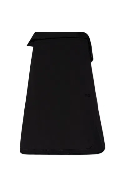 Y-3 Track Midi Skirt In Black