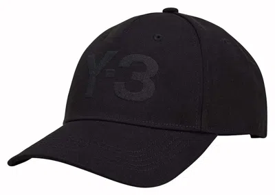 Pre-owned Y-3 Y3 Logo Cap In Black